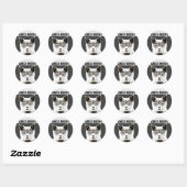 Karo Meowt, Funny Cat STICKERS (Blatt)