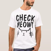 KARO MEOWT Funny Cat T - Shirt (Vorderseite)