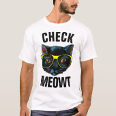KARO MEOWT Funny Cat T - Shirt (Vorderseite)