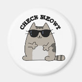 Karo Meowt Funny Cool Cat Pub Magnet (Vorne)