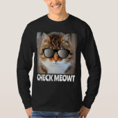 Karo Meowt, Funny Mens Cat T - Shirt (Vorderseite)