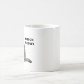 Karo Meowt Katze mit Sonnenbrille und Krawatte Fun Kaffeetasse (Mittel)