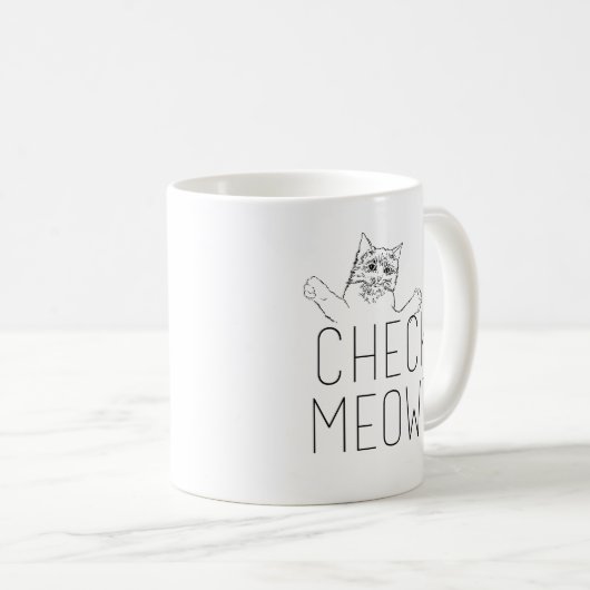 KARO MEOWT - Katzen-Spaß Kaffeetasse (VorderseiteRechts)