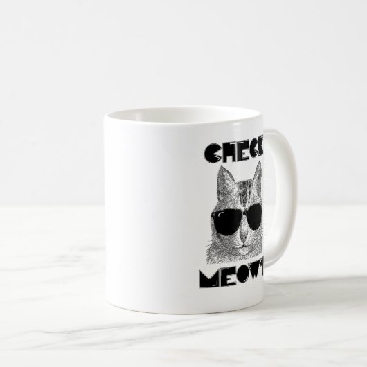 Karo Meowt -- Katzen-Spaß Kaffeetasse (VorderseiteRechts)