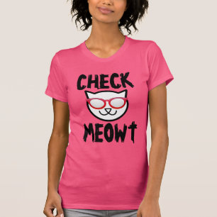 KARO MEOWT lustige Cat T - Shirt