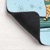 KARO MEOWT Snowboarder Cat Mousepad (Ecke)