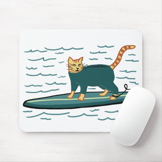 KARO MEOWT Surfkatze Mousepad (Mit Mouse)