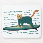 KARO MEOWT Surfkatze Mousepad (Vorne)