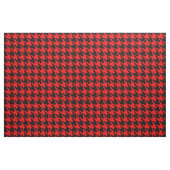 Karo mit rotem und schwarzem Hahnentrittmuster Stoff (Fat Quarter (45,7 x 55,9 cm))