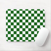 Karo-Motherboard-Muster Weiß x Grün Mousepad (Mit Mouse)