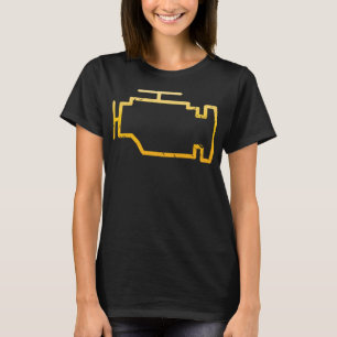 Karo Motor Lichtfeuchter Mechanischer Wagen T-Shirt