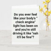 KARO MOTOR LIGHT? FÜR IHREN "40. GEBURTSTAG"-SPASS KARTE (Gelbe Blume)