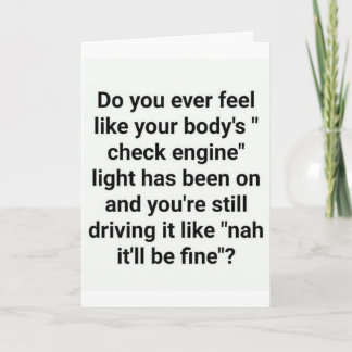 KARO MOTOR LIGHT? FÜR IHREN "50. GEBURTSTAG"-SPASS KARTE