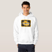 Karo Motor Light Mens Hoodie (Vorne ganz)