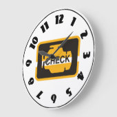 Karo Motor-Uhr Große Wanduhr (Winkel)