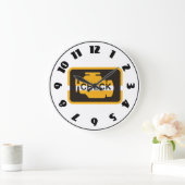 Karo Motor-Uhr Große Wanduhr (Zuhause)