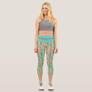 Karo Muster 6 Capri Leggings