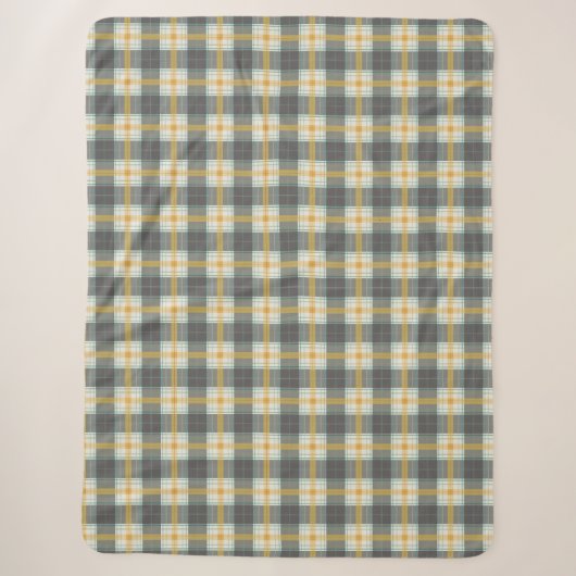 Karo Muster Cornwall Sherpadecke (Vorderseite)