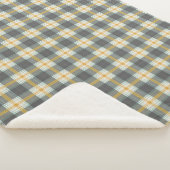 Karo Muster Cornwall Sherpadecke (3/4)