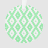 Karo-Muster grün und weiß Ornament (Vorderseite)