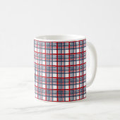 Karo-Muster Kaffeetasse (VorderseiteRechts)