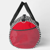 Karo-Muster-NAME Team-NUMMER-Farben Spaß Duffle Bag (Rechts)