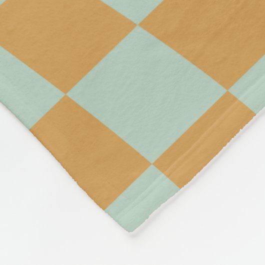 Karo-Muster-Schachbrett mit Sichtfeld Fleecedecke (Ecke)