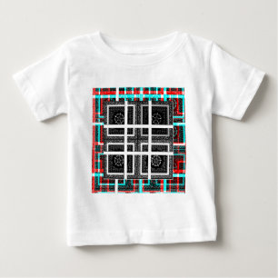 Karo my Squares Curves.pnng Baby T-shirt