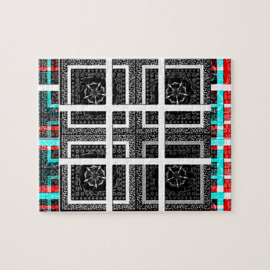 Karo my Squares Curves.pnng Puzzle (Horizontal)