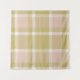Karo oder Tartan Vintage-Hintergrund oder -Textur Wandteppich