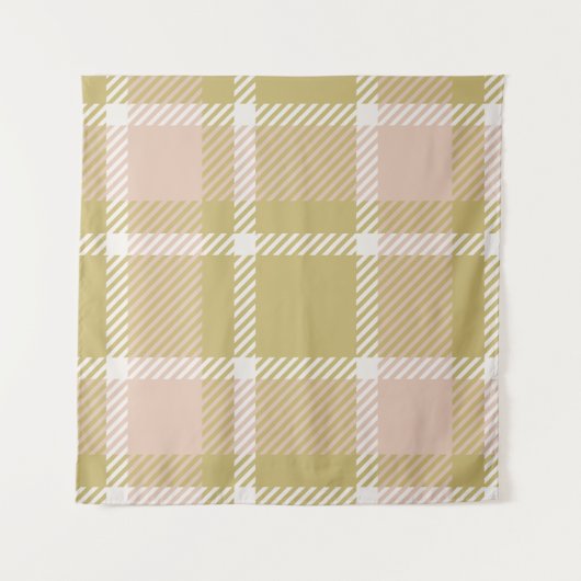 Karo oder Tartan Vintage-Hintergrund oder -Textur Wandteppich (Vorderseite)