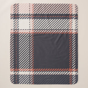 Karo oder Tartan Vintage ist Hintergrund oder Text Sherpadecke