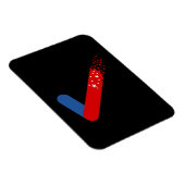 Karo Out America Erster 4. Juli Magnet (Rechte Seite)