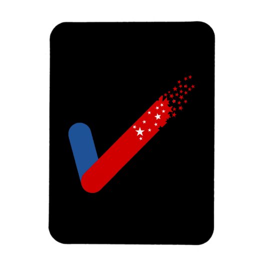 Karo Out America Erster 4. Juli Magnet (Vertikal)