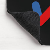 Karo Out America Erster 4. Juli Mousepad (Ecke)