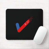 Karo Out America Erster 4. Juli Mousepad (Mit Mouse)