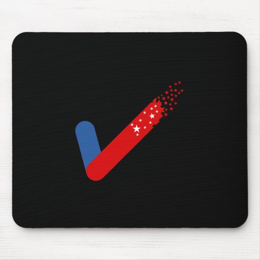 Karo Out America Erster 4. Juli Mousepad (Vorne)