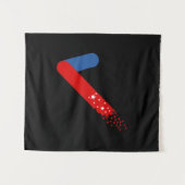 Karo Out America Erster 4. Juli Wandteppich (Vorderseite (Horizontal))