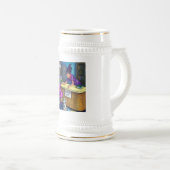 Karo-Out Bierglas (VorderseiteRechts)