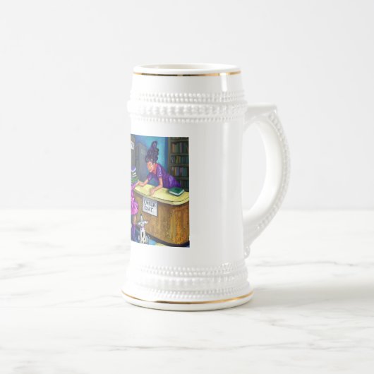 Karo-Out Bierglas (VorderseiteRechts)