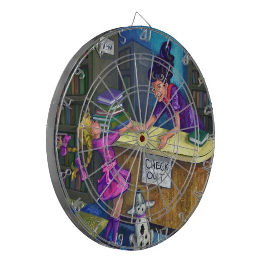 Karo-Out Dartscheibe (Vorderseite Links)