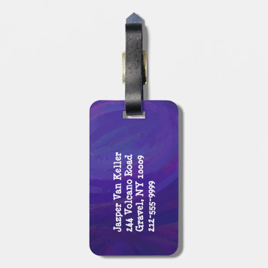 Karo-Out Gepäckanhänger (Rückseite vertikal)