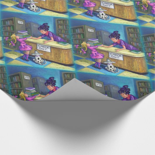 Karo-Out Geschenkpapier (Ecke)