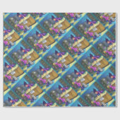 Karo-Out Geschenkpapier (Flach)