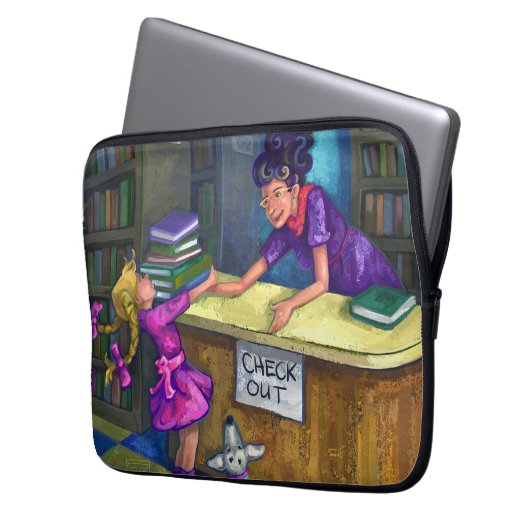 Karo-Out Laptopschutzhülle (Vorderseite Links)