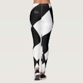 Karo Out Leggings (Rückseite)