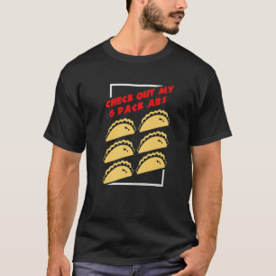 Karo-Out meines 6-Pack-Abs-Taco T-Shirt