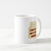 Karo-Out meines Buchautor-Priesterdesigns Kaffeetasse (VorderseiteRechts)