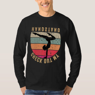 Karo Out My Handstand Funny Gymnastics Skills Boy T-Shirt