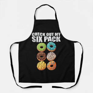 Karo Out My Six Pack Donut Shirt - Funny Gym Shir Schürze